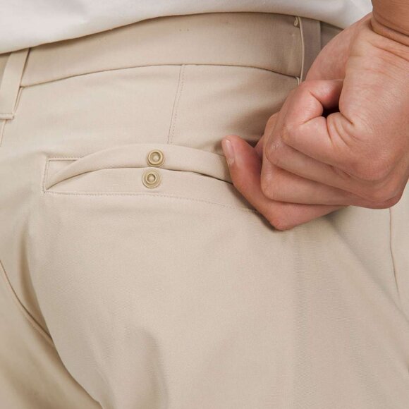 Lululemon Commission Short Relaxed Warpstreme 11" Light Tan Trench Khaki 34 - Picture 2 of 8